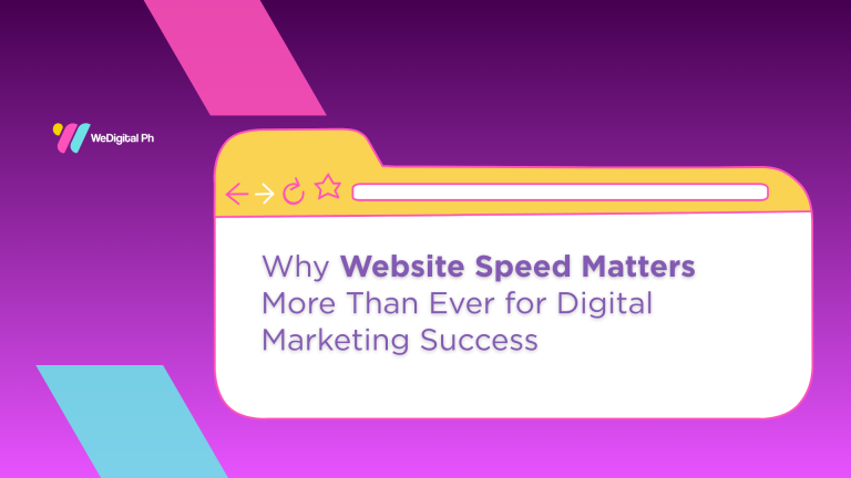 Website browser interface representing page speed optimization and its impact on digital marketing performance.